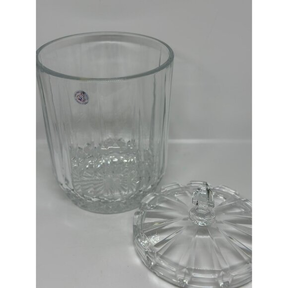 VTG St George Odyssey Series Biscuit Barrel Mini Lead Crystal Candy/Cookie Jar - Picture 6 of 8